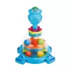LEAN TOYS Peonza hipopótamo con bolas para bebés azul