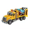 LEAN TOYS Grúa de remolque asistencia en carretera coche 2 en 1 con luces y sonidos ajustables