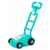 LEAN TOYS Máquina de pompas cortacésped con asa azul
