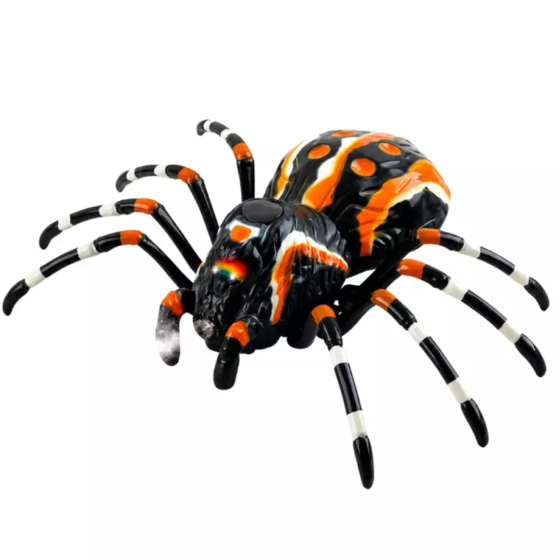 LEAN TOYS Araña tarántula teledirigida infrarrojos negra R/C ST