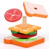 LEAN TOYS Sándwich de madera 8 tarjetas con recetas 10 uds.