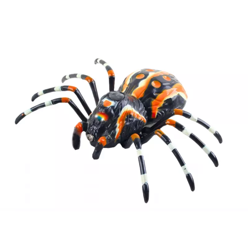 LEAN TOYS Araña teledirigida R/C infrarrojos vapor de agua luces