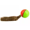 LEAN TOYS Pelota con cola de hurón peluda juguete interactivo de baño