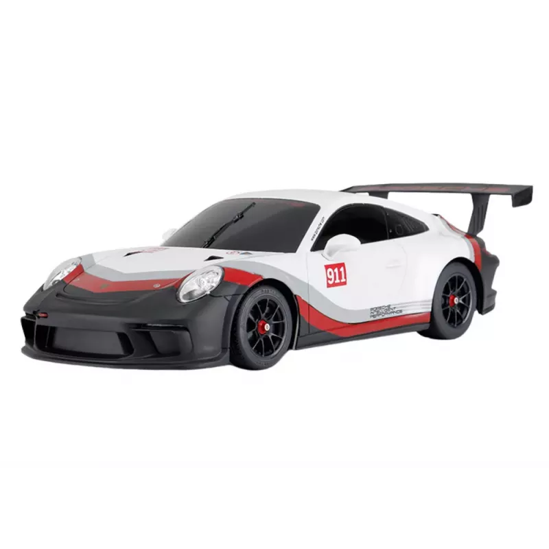Coche R/C 1:18 Rastar Porsche 911 GT3 blanco-gris
