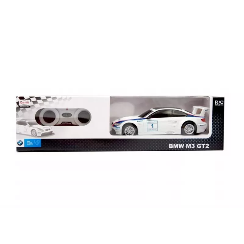 RASTAR BMW M3 GT2 deportivo coche teledirigido R/C blanco 1:24