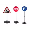 LEAN TOYS Set educativo señales de carretera grandes 76 cm 3 piezas