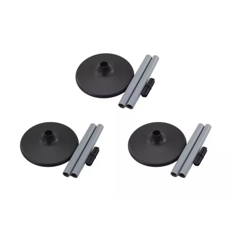 LEAN TOYS Set educativo señales de carretera grandes 76 cm 3 piezas