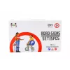 LEAN TOYS Set educativo señales de carretera grandes 76 cm 3 piezas