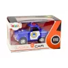 LEAN TOYS Coche de policía clásico 1:38 propulsión luces sonidos azul
