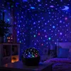 LEAN Proyector de estrellas luz nocturna altavoz 2 en 1 negro