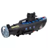 LEAN TOYS Submarino militar negro luces sonidos