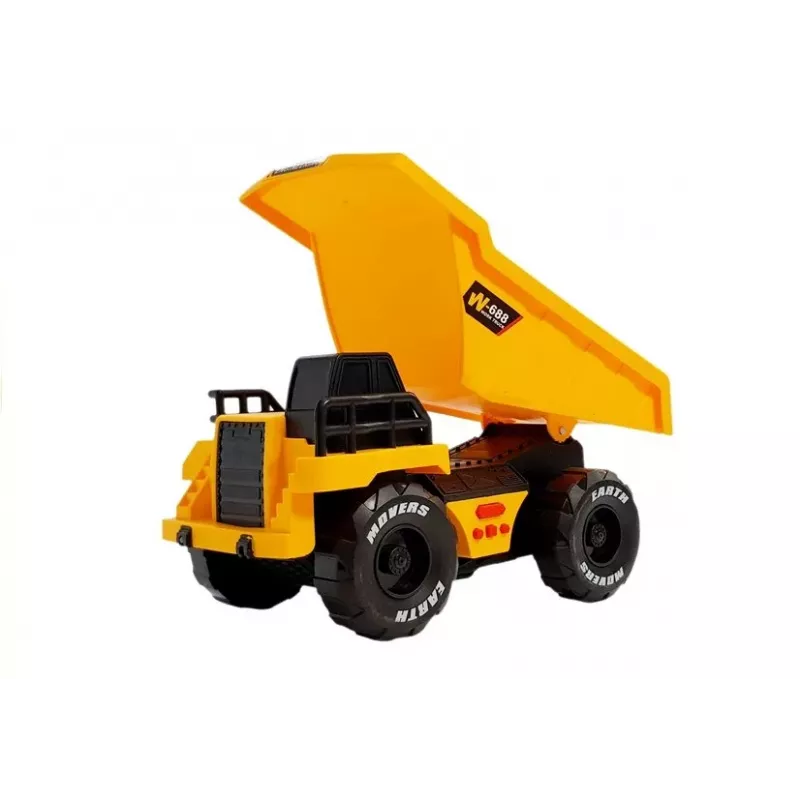 LEAN TOYS Volquete de fricción con sonidos y luces