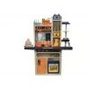 LEAN TOYS Cocina infantil pareja luces sonidos platos ollas accesorios 65 piezas