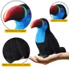 LEAN TOYS Peluche mascota de tucán azul 40 cm