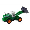 LEAN TOYS Excavadora cargadora R/C radiocontrol con brazo elevador verde
