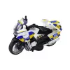 LEAN TOYS Moto de policía con fricción, luz y sonido a pilas