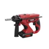 LEAN TOYS Taladro DIY rojo atornillador a batería 18V Li-Ion 2x1,5Ah