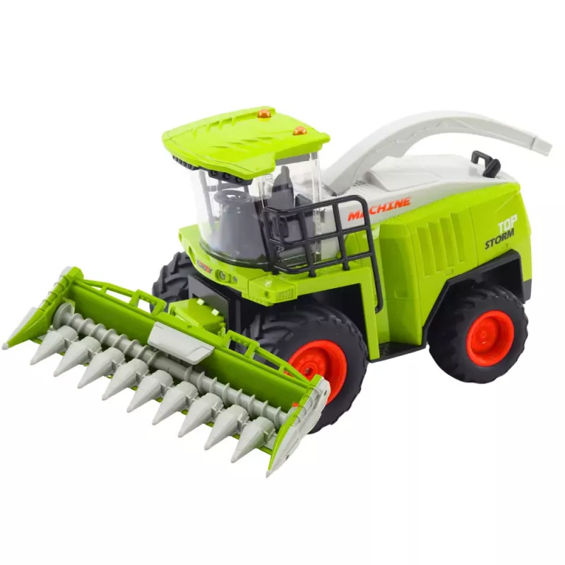 LEAN TOYS Cosechadora con cabezal de maíz radiocontrol RC 2.4G