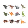 LEAN TOYS Set de figuras de dinosaurios parque accesorios caja 46 piezas