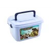 LEAN TOYS Set de figuras de dinosaurios parque accesorios caja 46 piezas