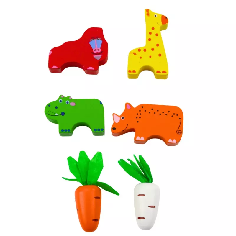 LEAN TOYS Coche de madera educativo clasificador de formas laberinto puzzle