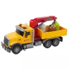 LEAN TOYS Camión de clasificación de residuos con contenedores de basura, luz y sonido