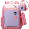 LEAN Mochila escolar con correa pectoral de unicornio Rosa pastel 21L 39cm