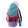 LEAN Mochila escolar Gato blanco con llavero de pájaro 21L