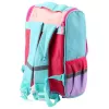 LEAN Mochila escolar Gato blanco con llavero de pájaro 21L