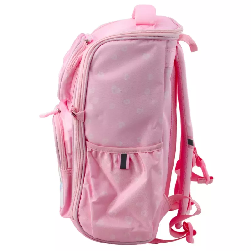 Mochila escolar LEAN Unicornio con correa de pecho rosa 20L