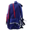 Mochila escolar LEAN con correa de pecho azul marino rojo 20L 38cm