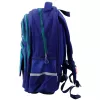 Mochila escolar infantil LEAN con correa de pecho, azul marino verde, 20L, 38cm