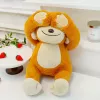 LEAN TOYS Mascota de peluche mono con imanes marrón 23cm
