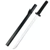 LEAN TOYS Espada katana de madera accesorio de juego entrenamiento negro 70cm