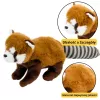 LEAN TOYS Mascota de peluche panda rojo 45cm