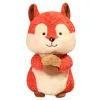 LEAN TOYS Mascota de peluche ardilla con nuez 25cm