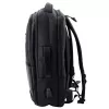 Mochila urbana de negocios LEAN con USB y correa pectoral negro 26L 45cm
