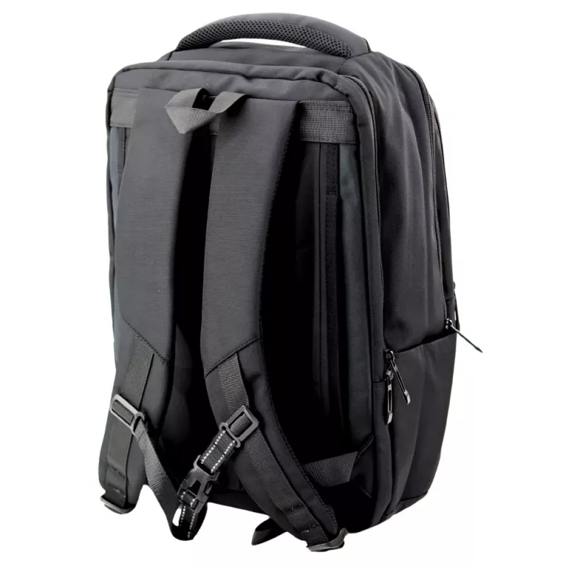 Mochila urbana de negocios LEAN con USB y correa pectoral negro 26L 45cm