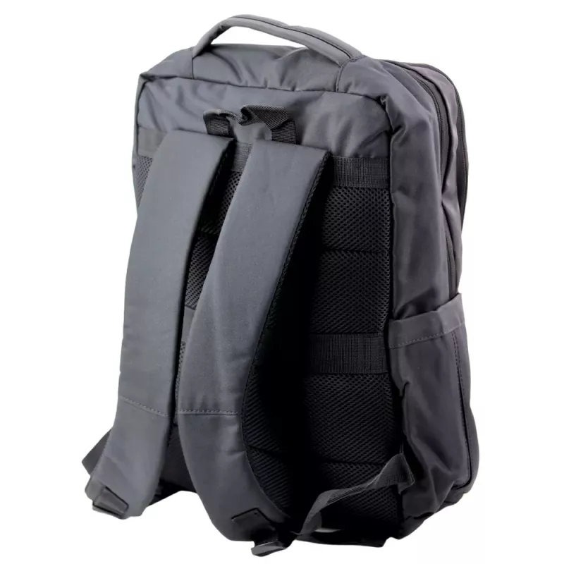 Mochila urbana de negocios LEAN con USB y bolsillo para portátil negro 16L 45cm