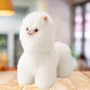 Peluche LEAN TOYS, llama de peluche, blanca, 40 x 40 cm