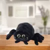 LEAN TOYS Mascota de peluche insecto araña negro 30 cm