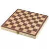 LEAN TOYS Juego de lógica clásico ajedrez de madera maletín plegable tablero