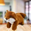LEAN TOYS Peluche zorro marrón 28 cm