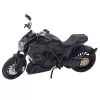 LEAN TOYS Moto deportiva metal luces sonidos elementos dorados Negro 1:12