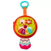 LEAN TOYS Colgador interactivo búho con elementos móviles, piano y cola con sonido crujiente