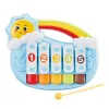 LEAN TOYS Piano educativo de cinco tonos para niños pequeños Sol azul