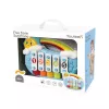 LEAN TOYS Piano educativo de cinco tonos para niños pequeños Sol azul