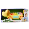 LEAN TOYS Perro de montar con pelvis, orejas móviles, cola y palo atado a una cuerda