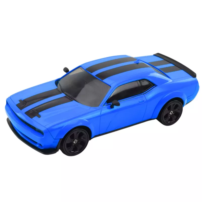 LEAN TOYS Coche deportivo drift ruedas intercambiables radiocontrol RC 4WD Sport azul