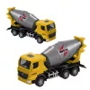 Huina 1:80 modelo coleccionable de camión hormigonera de metal fundido - amarillo